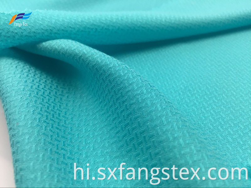Elegant 60*60 100% Polyester Dobby Jacquard Ladies Fabric 1
